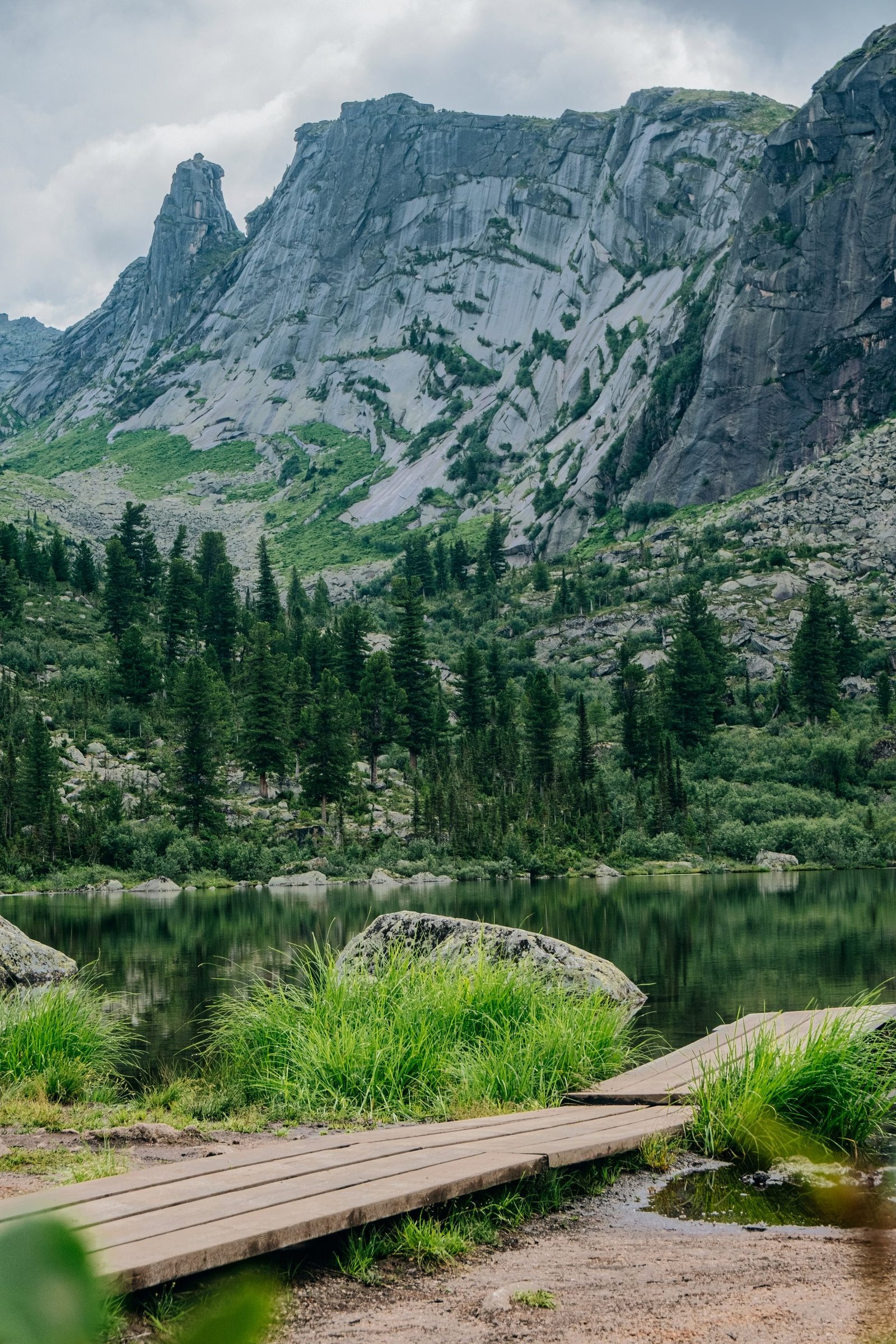 Peaceful mountain landscape representing mental clarity and wellness